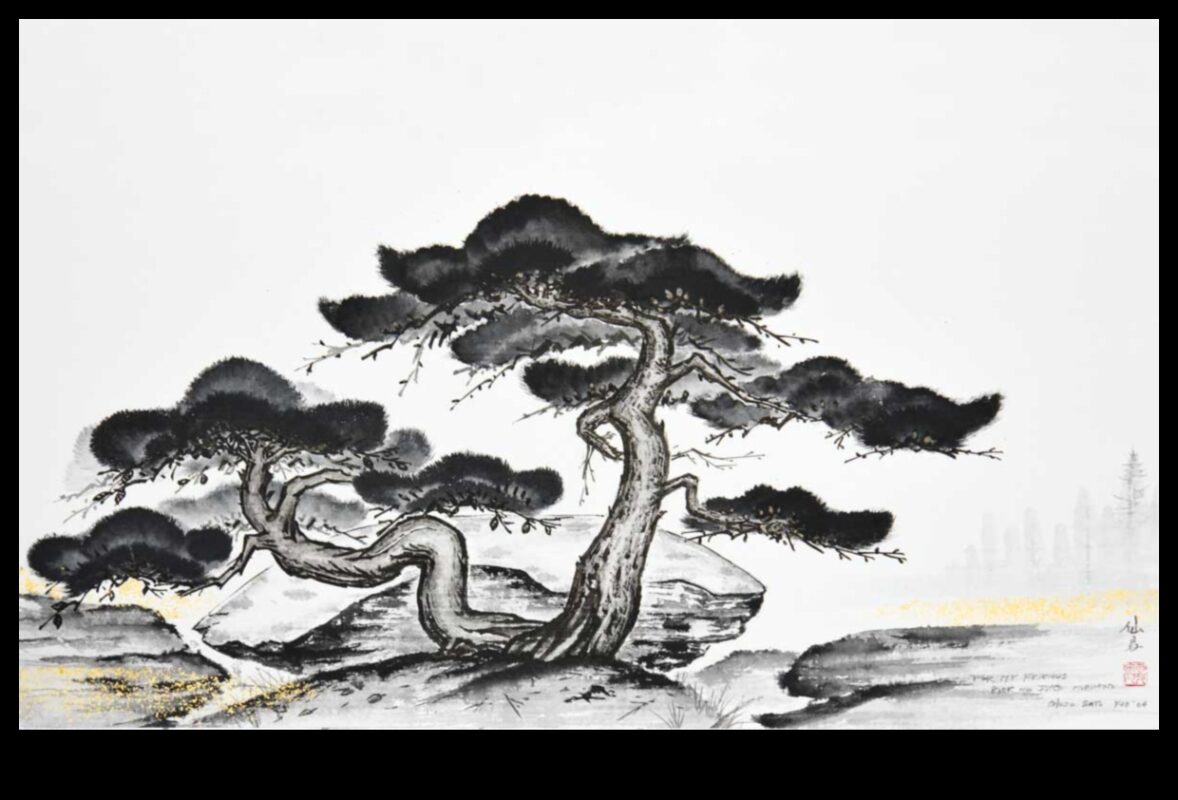 Inked Serenity: Καταγραφή ήρεμων σκηνών με στυλό και πινέλο