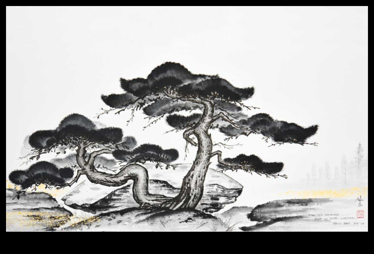 Inked Serenity: Καταγραφή ήρεμων σκηνών με στυλό και πινέλο