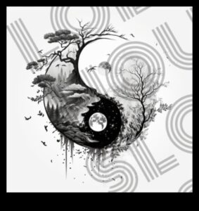 Ασπρόμαυρη Αρμονία: Επίτευξη ισορροπίας στην τέχνη μελανιού